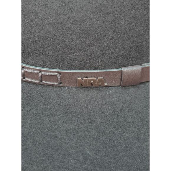 Vintage Cowboy Hat Medium Resistol NRA Brown Wool Felt Western Rodeo Yellowstone - Picture 13 of 13